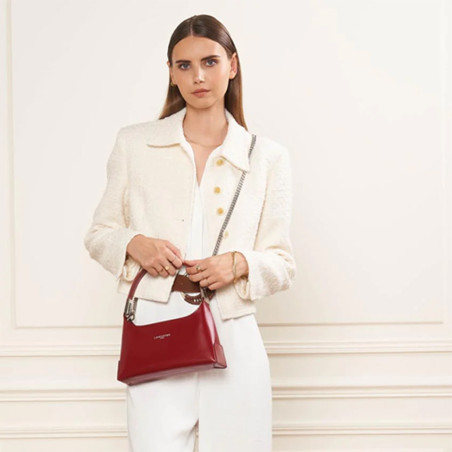 Lancaster Suave Ace Small Baguette Bag 433-30 Carmine