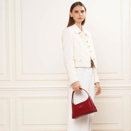 Lancaster Suave Ace Small Baguette Bag 433-30 Carmine