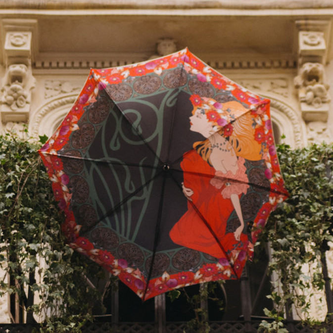 Parapluie Twist Piganiol Droit Canne Twist