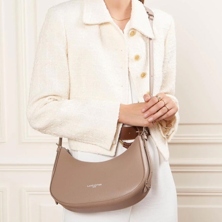 Lancaster Sierra Hobo Half Moon Bag 438-001 Galet