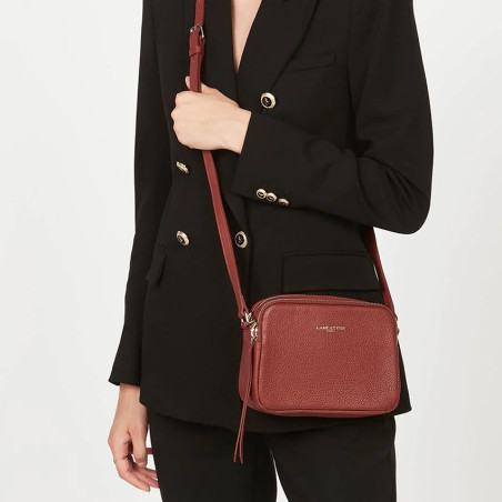 Lancaster Dune Crossbody Bag 529-20 Red Wood