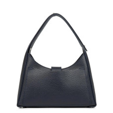 Lancaster Foulonne Double Hobo Bag 470-60 Blue In Silver