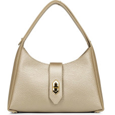 Lancaster Foulonne Double Hobo Bag 470-60 Pale Gold In Nude