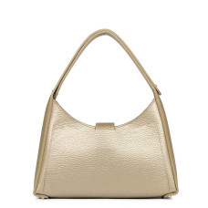Lancaster Foulonne Double Hobo Bag 470-60 Pale Gold In Nude