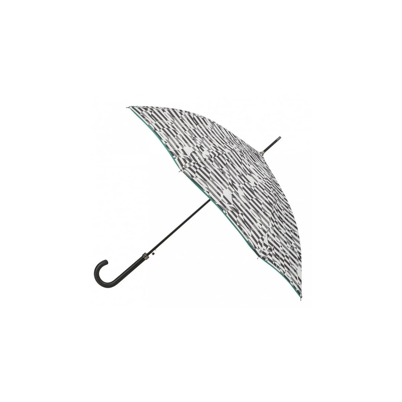 Piganiol Straight Automatic Umbrella Essential Rose Bias Green