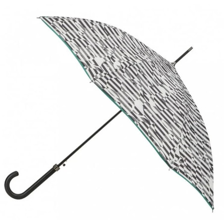 Piganiol Straight Automatic Umbrella Essential Rose Bias Green