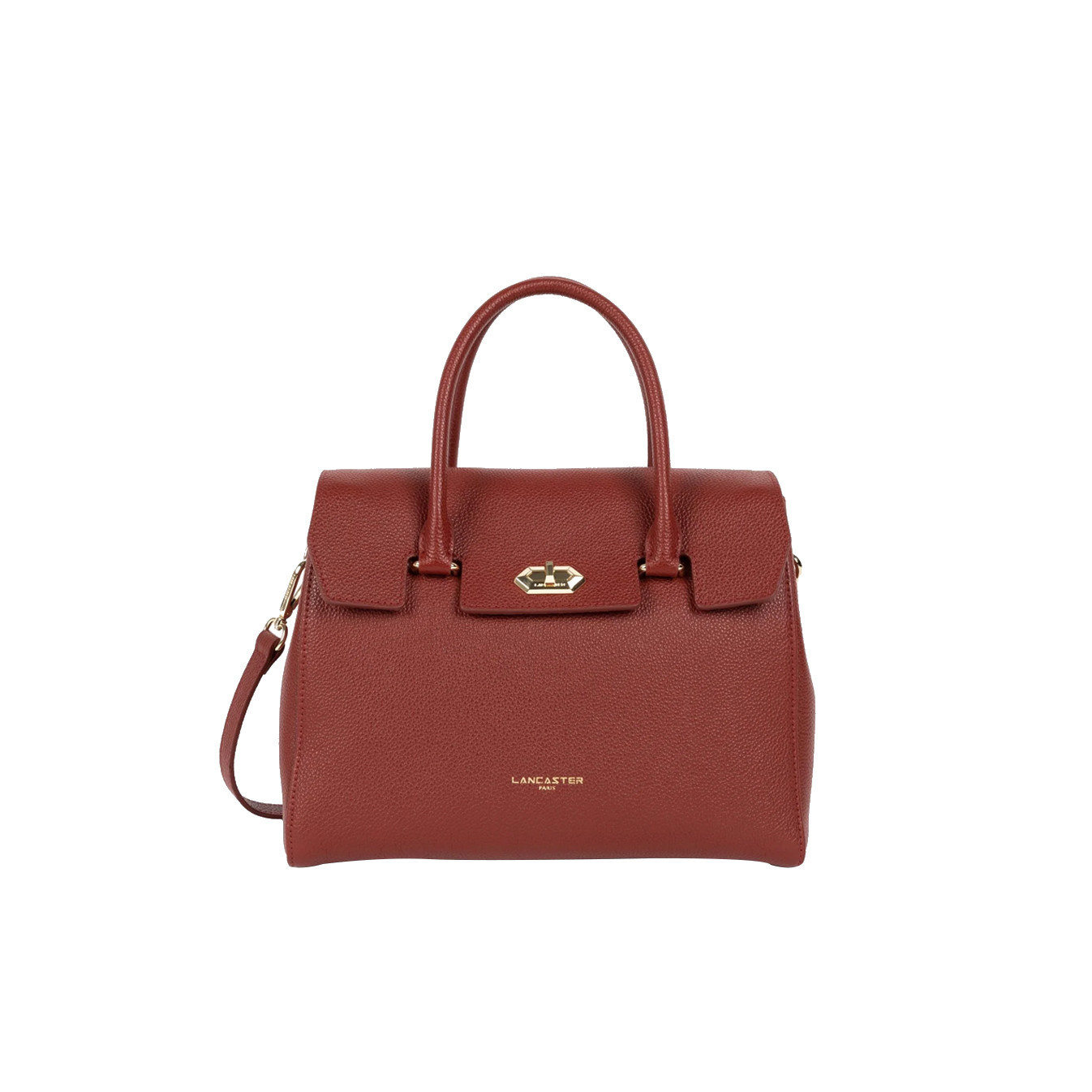 Lancaster Milano Handbag Tote 547-56 Carmine