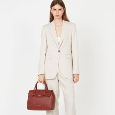 Lancaster Milano Handbag Tote 547-56 Carmine