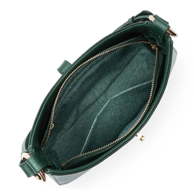 Sacoche Cuir Vachette Grainé Noir Lancaster - Collection Milano Gentlemen - Porté épaule Ou Travers
