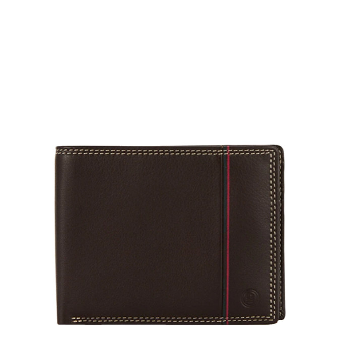 Serge Blanco Vancouver Italian Wallet 2 Flaps Chocolate Leather