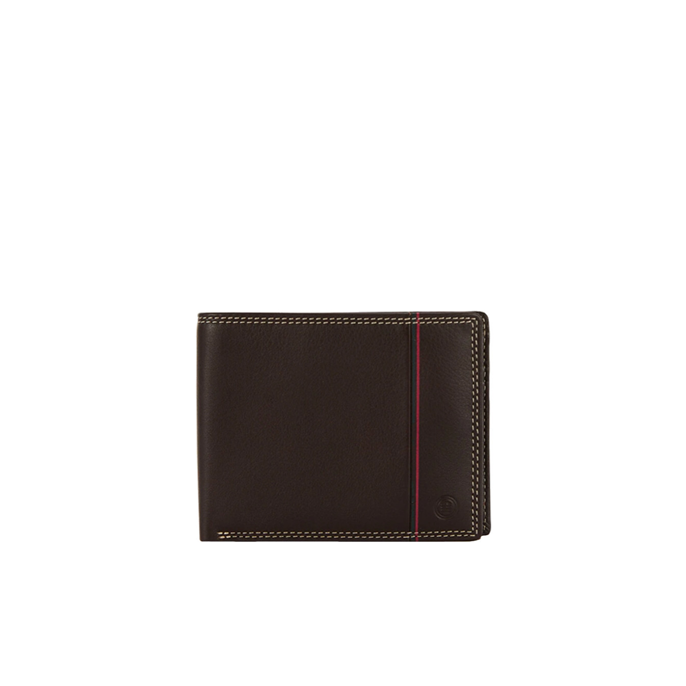 Serge Blanco Vancouver Italian Wallet 2 Flaps Chocolate Leather