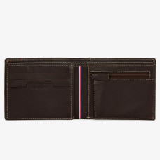 Serge Blanco Vancouver Italian Wallet 2 Flaps Chocolate Leather