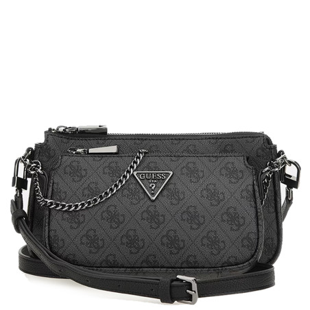 Guess Noelle Shoulder Bag Coal Logo