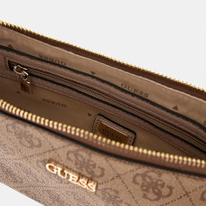 Guess Noelle Sac Trotteur Latte Logo Brown