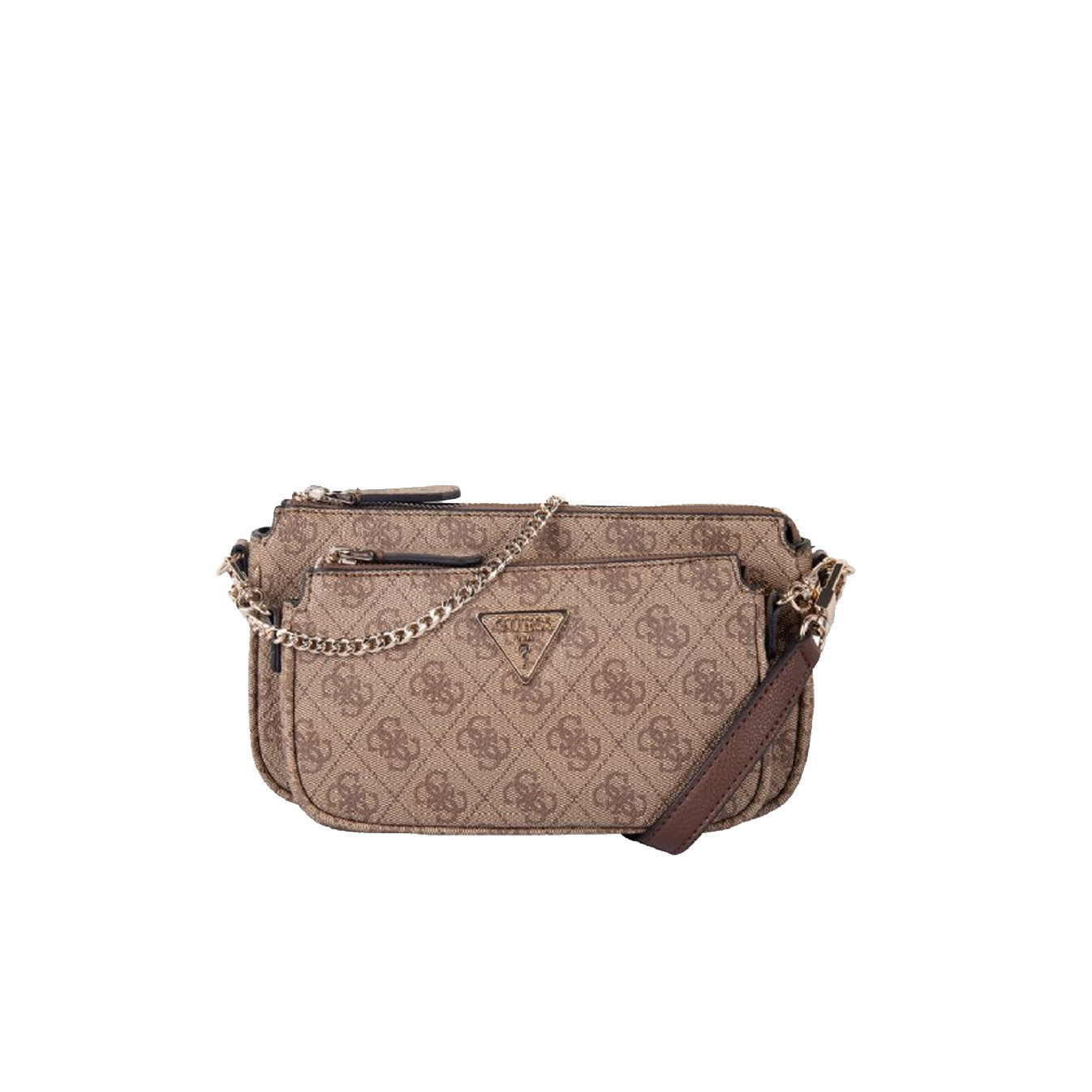 Guess Noelle Sac Trotteur Latte Logo Brown