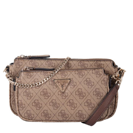 Guess Noelle Sac Trotteur Latte Logo Brown