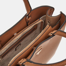 GUESS Meridian Schultertasche In Cognac – Aus 100% Polyurethan, Verstellbarer Riemen, Ca. 32x27x6,5 Cm
