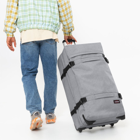 Eastpak Transit'r L Large Soft Wheeled Travel Bag 363 Sunday Grey