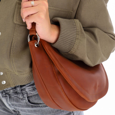 Ateliers Fourès Atalante Crossbody Compact Bag T300 Fawn