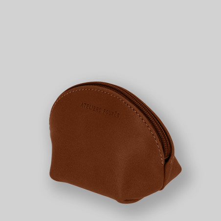 Ateliers Fourès Baroudeuse Coin Purse Bourse B04 Nymph Orange