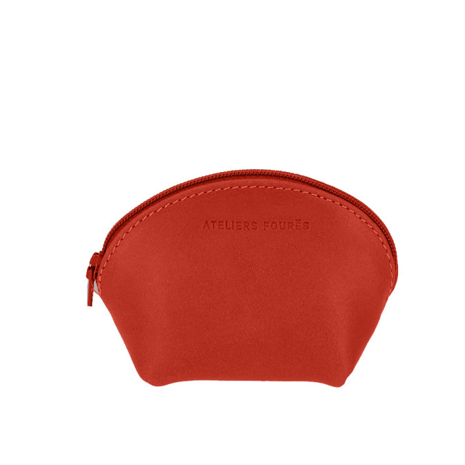 Ateliers Fourès Baroudeuse Coin Purse B04 Nymph Orange Confite