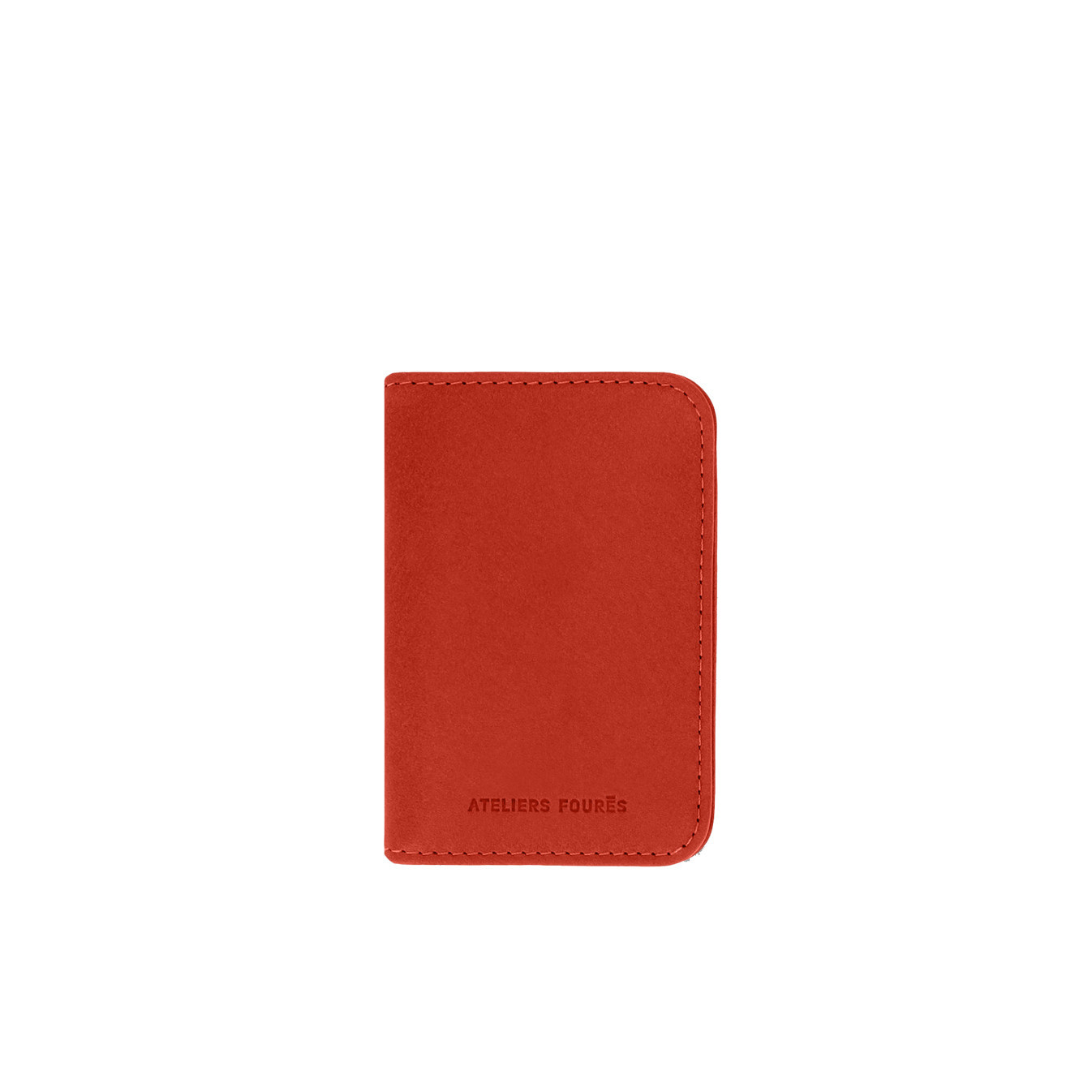 Ateliers Fourès Baroudeuse Card Holder Astrée B11Orange Confite