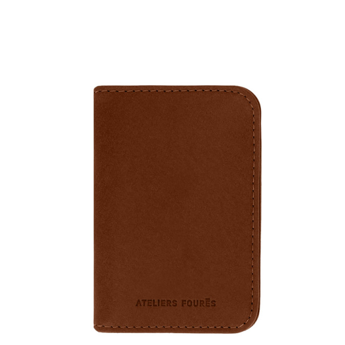 Ateliers Foures Baroudeuse Astrée B11 Fauve Card Holder