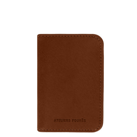 Ateliers Foures Baroudeuse Astrée B11 Fauve Card Holder