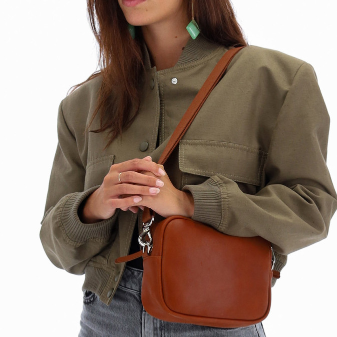Ateliers Fourès Baroudeuse Shoulder Bag Aura B122 Fawn