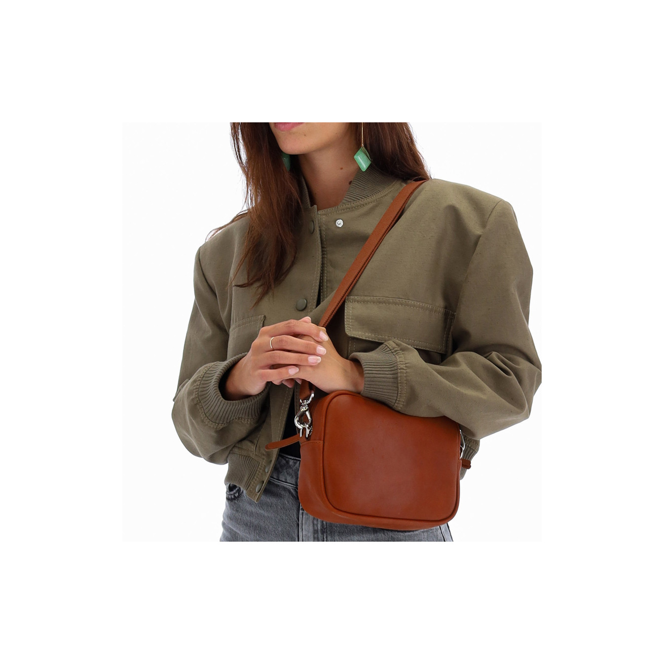 Ateliers Fourès Baroudeuse Shoulder Bag Aura B122 Fawn
