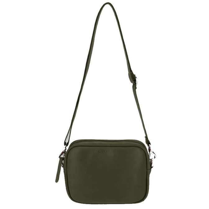 Ateliers Fourès Baroudeuse Shoulder Bag Aura B122 Khaki