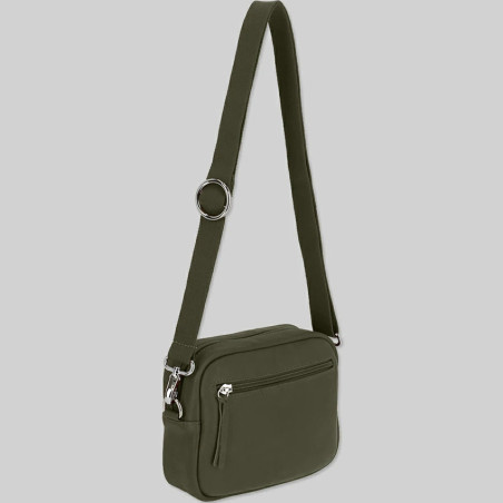 Ateliers Fourès Baroudeuse Shoulder Bag Aura B122 Khaki