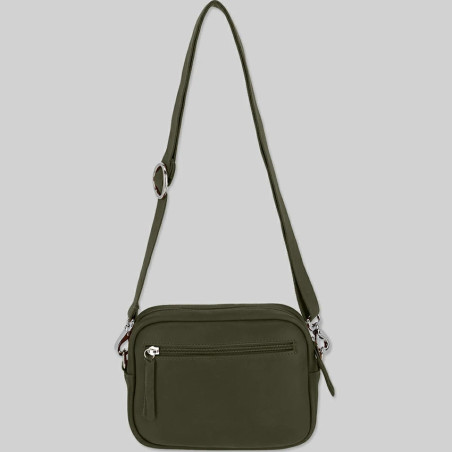 Ateliers Fourès Baroudeuse Shoulder Bag Aura B122 Khaki