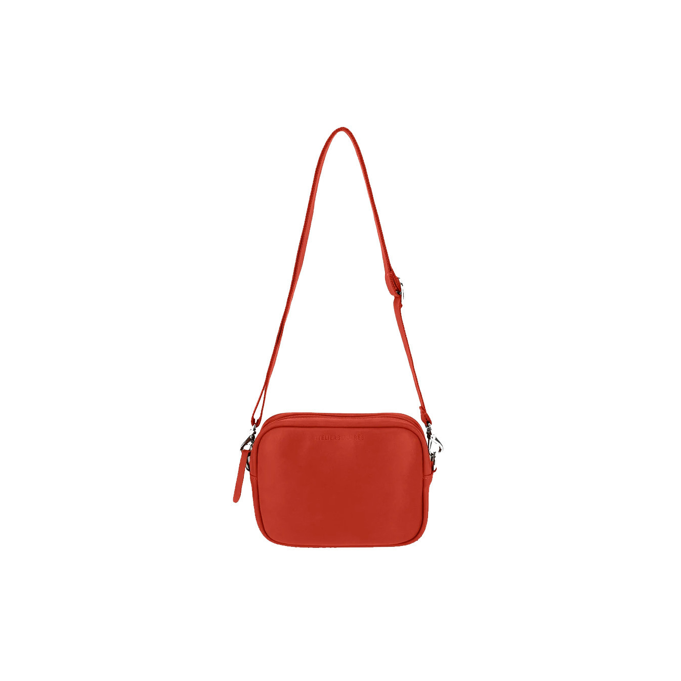 Ateliers Fourès Baroudeuse Shoulder Bag Aura B122 Confite Orange