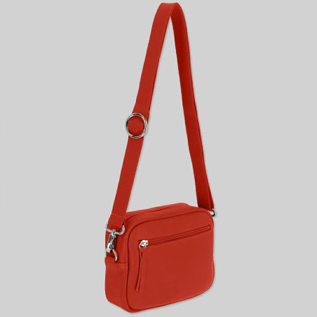 Ateliers Fourès Baroudeuse Shoulder Bag Aura B122 Confite Orange