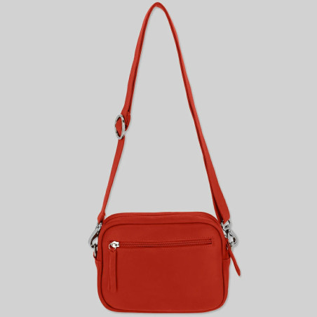 Ateliers Fourès Baroudeuse Shoulder Bag Aura B122 Confite Orange