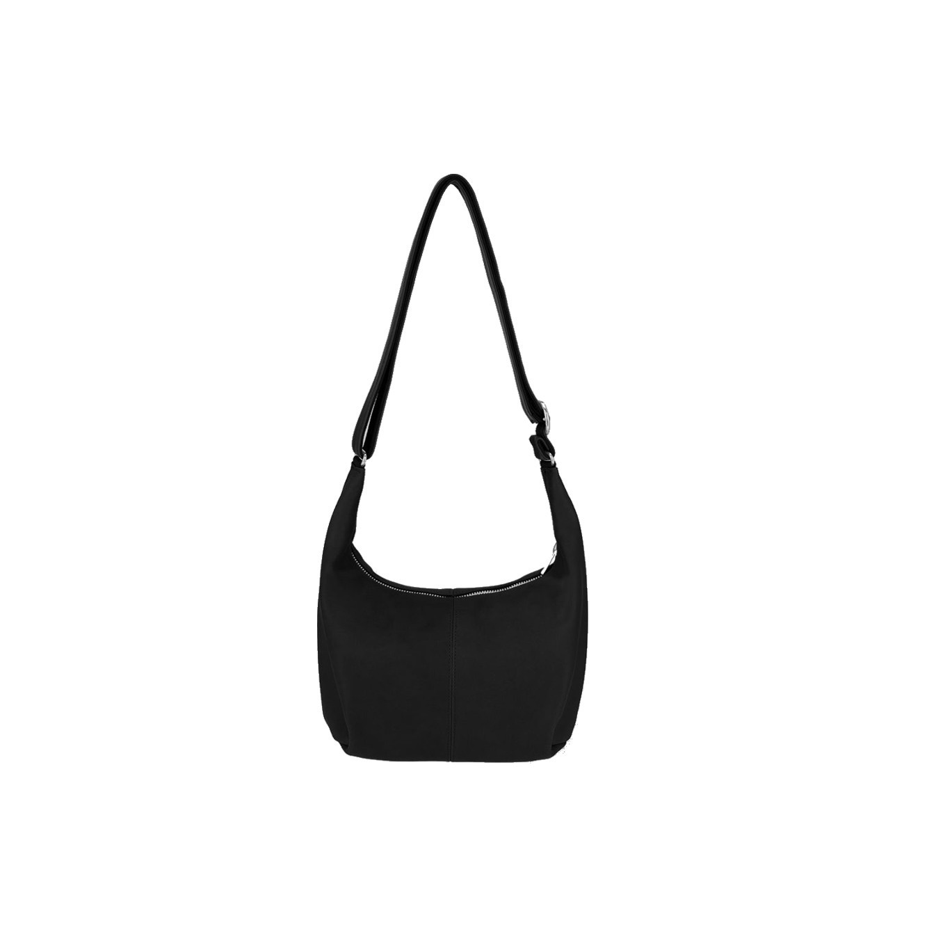 Ateliers Fourès Complice Small Zippered Hobo Bag C300 Black
