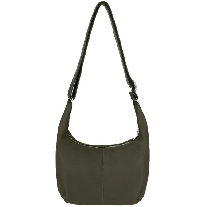 Ateliers Fourès Complice Small Zippered Hobo Bag C300 Khaki