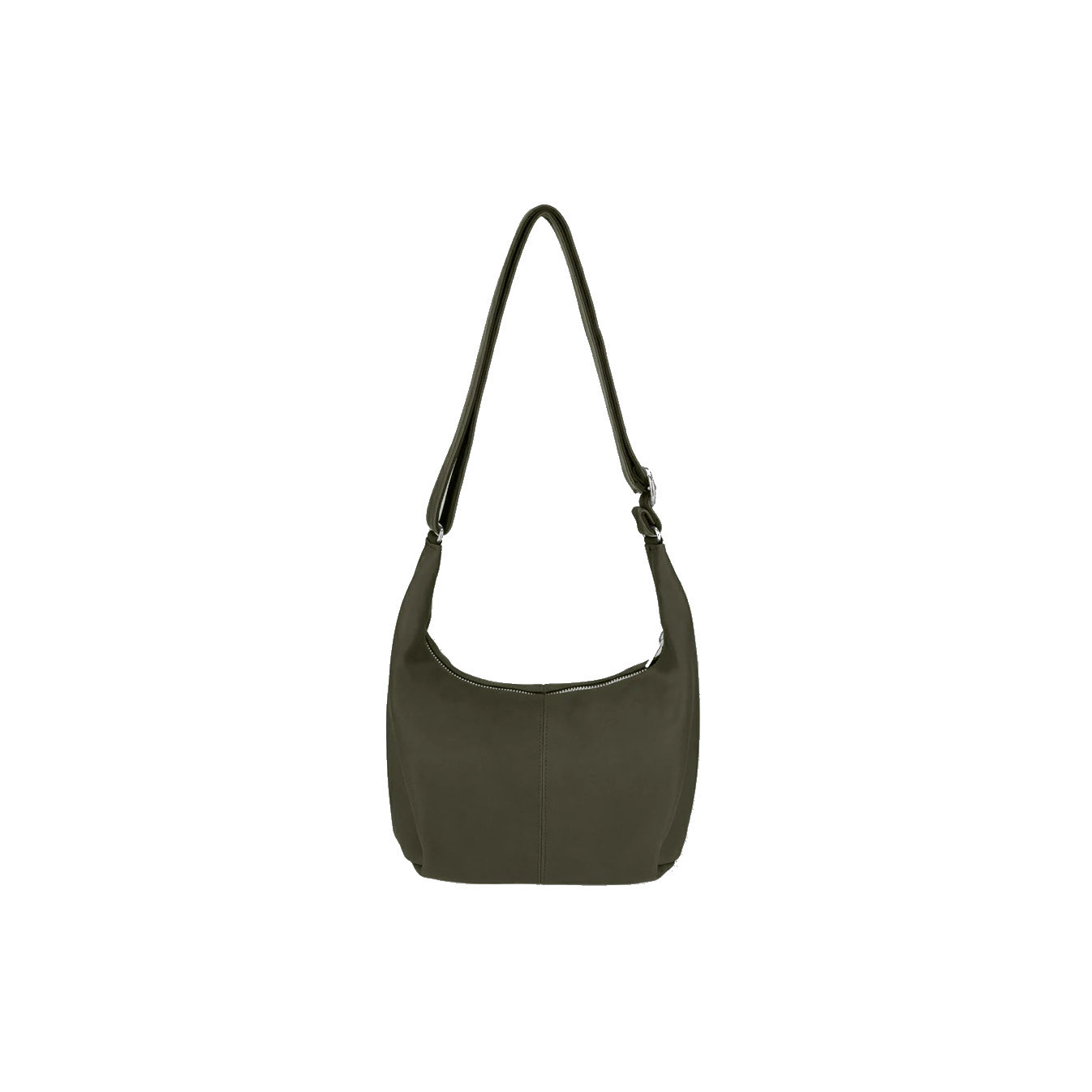 Ateliers Fourès Complice Small Zippered Hobo Bag C300 Khaki