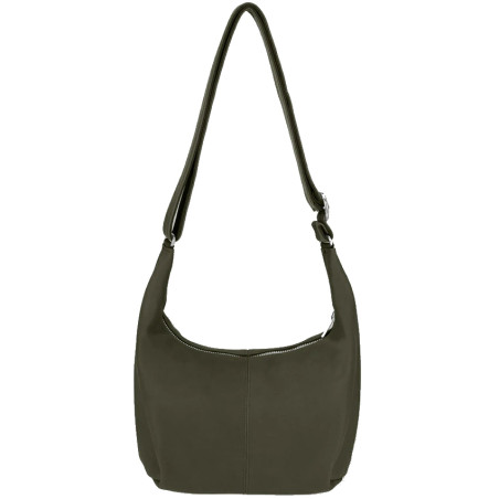 Ateliers Fourès Complice Small Zippered Hobo Bag C300 Khaki