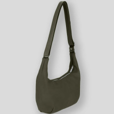 Ateliers Fourès Complice Small Zippered Hobo Bag C300 Khaki