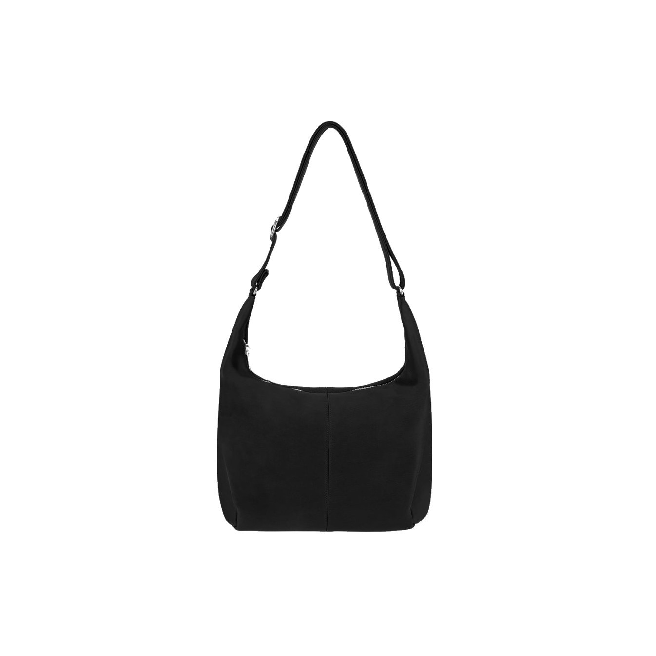 Ateliers Fourès Complice Large Zippered Hobo Bag C500 Black