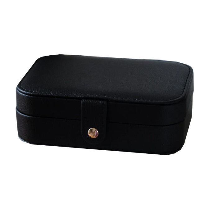 Maison Scarlett Travel Jewelry Box Brigitte PU Black