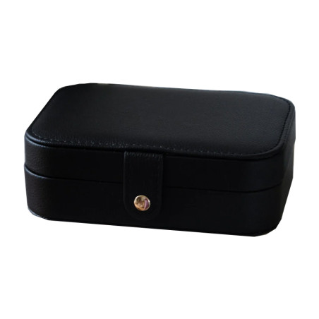 Maison Scarlett Travel Jewelry Box Brigitte PU Black