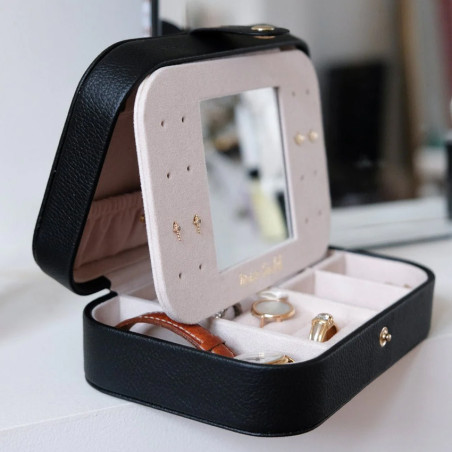 Maison Scarlett Travel Jewelry Box Brigitte PU Rose
