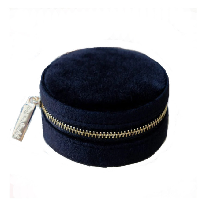Maison Scarlett Jewelry Travel Box Yvonne Velvet Black