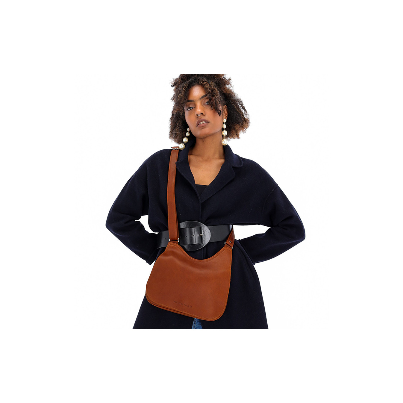 Ateliers Foures Baroudeuse Messenger Bag Artémis B311 Fauve