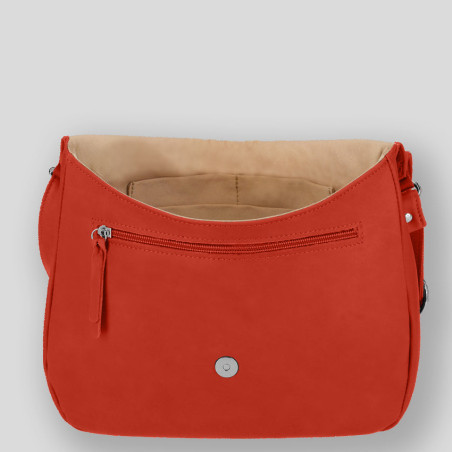 Ateliers Fourès Baroudeuse Satchel Artemis B314 Confite Orange