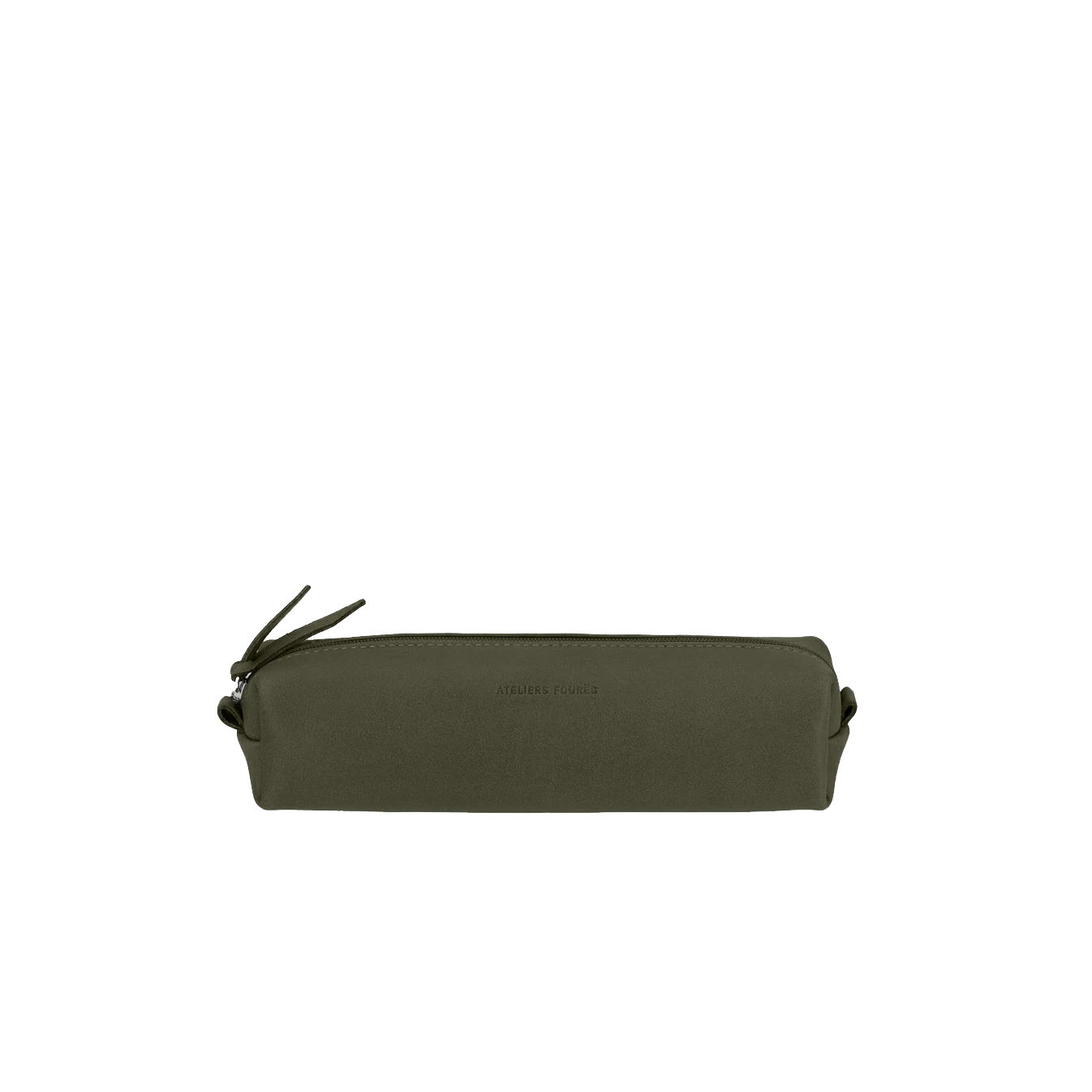 Ateliers Fourès Baroudeuse Leather Pouch Dioné B32 Khaki