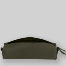 Ateliers Fourès Baroudeuse Leather Pouch Dioné B32 Khaki